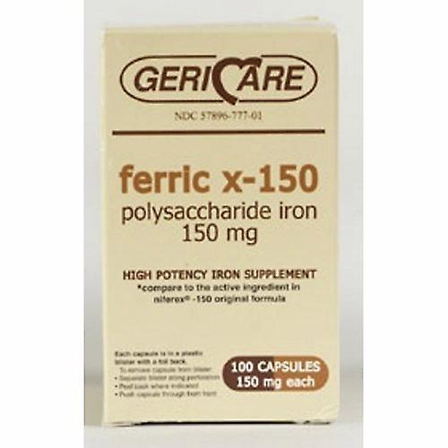 McKesson Mineral Supplement Geri-Care Iron 150 mg Sterkte Capsule 100 per fles, aantal van 1 (Pack van 1) on Productcaster.