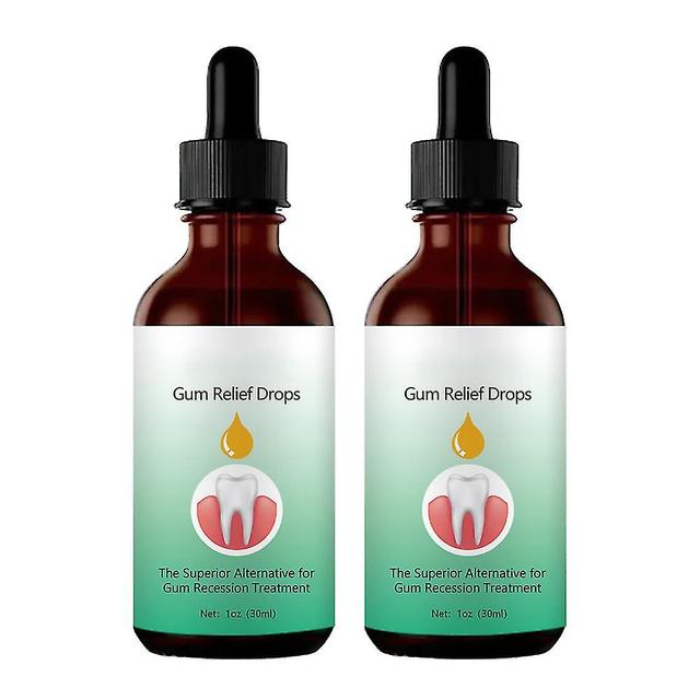 2pcs 30ml Gums Repair Drops Strengthen Gums Adhesion Liquid For Ttooth Health on Productcaster.