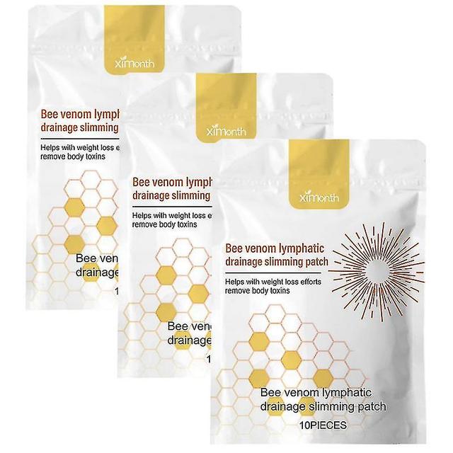 1-5 Packs Bee Venom Lymphatic Drainage Slimming Patch 3packs on Productcaster.