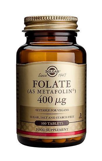 Solgar Folate (as Metafolin) 400ug Tablets, 100 on Productcaster.