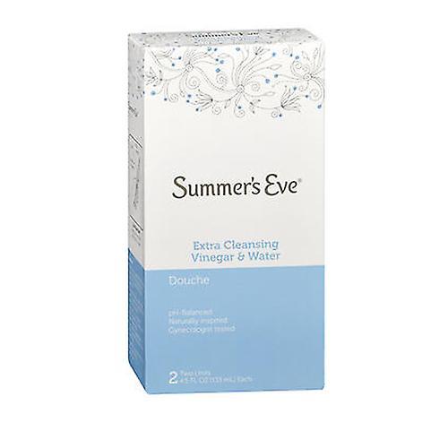 Summer's Eve Summers Eve Extra Čistiaci ocot Voda Sprcha Letá, 2 x 4,5 oz (balenie po 1) on Productcaster.