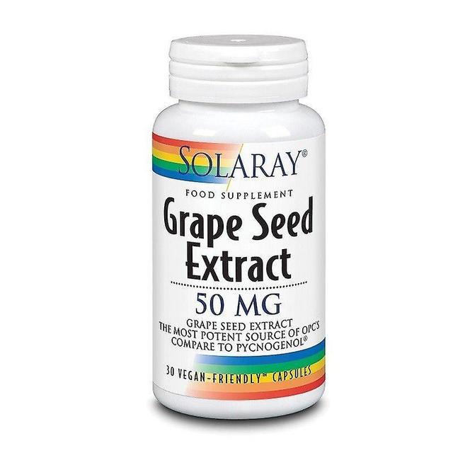 Solaray Grape Seed Extra 50mg Capsules 30 (1203) on Productcaster.