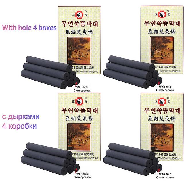 Jimonzi 4 Caixas Smokeless Pure Mugwort Sticks Leve Fumaça Moxibustion Roll Massagem Quente De Acupontos Meridianos Moxa Terapia Cuidados de Saúde ... on Productcaster.