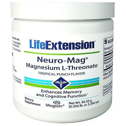 Neuro-mag Magnesium L-threonate, Tropical Punch Flavor 93.35 Grams (pack Of 1) on Productcaster.