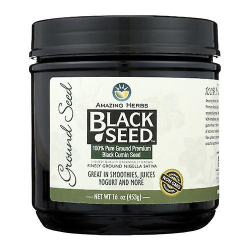 Amazing Herbs Black Seed Ground, 16 oz (Pack of 6) on Productcaster.