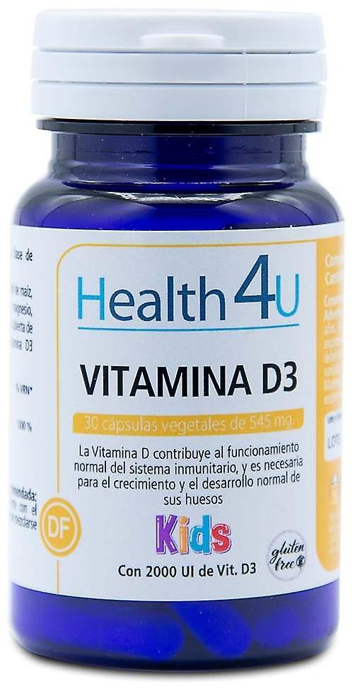 Health 4U H4U Vitamin D3 Barn 30 Kapslar på 545 mg on Productcaster.