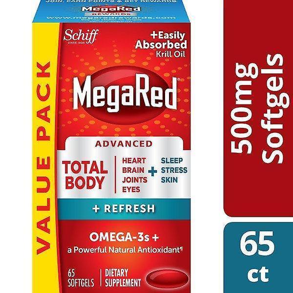 Megared pokročilé celkové osvieženie tela omega-3 zmesi softgels, 500 mg, 65 ct on Productcaster.