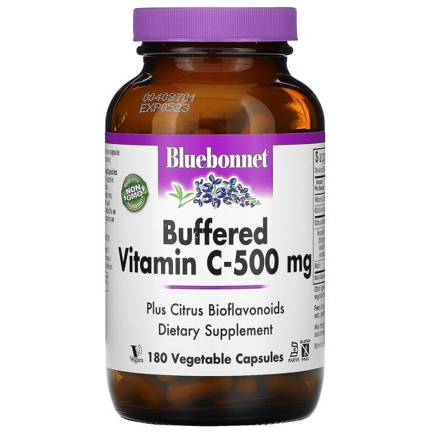 Bluebonnet Nutrition, Buffered Vitamin C, 500 mg, 180 Vegetable Capsules on Productcaster.