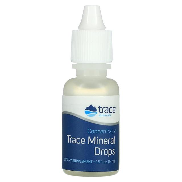 Trace Minerals Spårmineraler , ConcenTrace, Trace Mineral Drops, 0,5 fl oz (15 ml) on Productcaster.