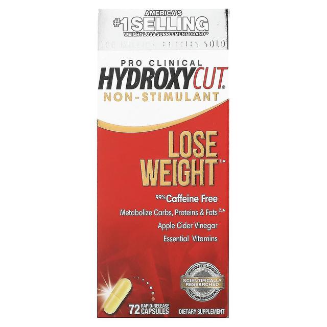 Hydroxycut, Pro Clinical Hydroxycut, Non-Stimulant, 72 Rapid-Release Capsules on Productcaster.