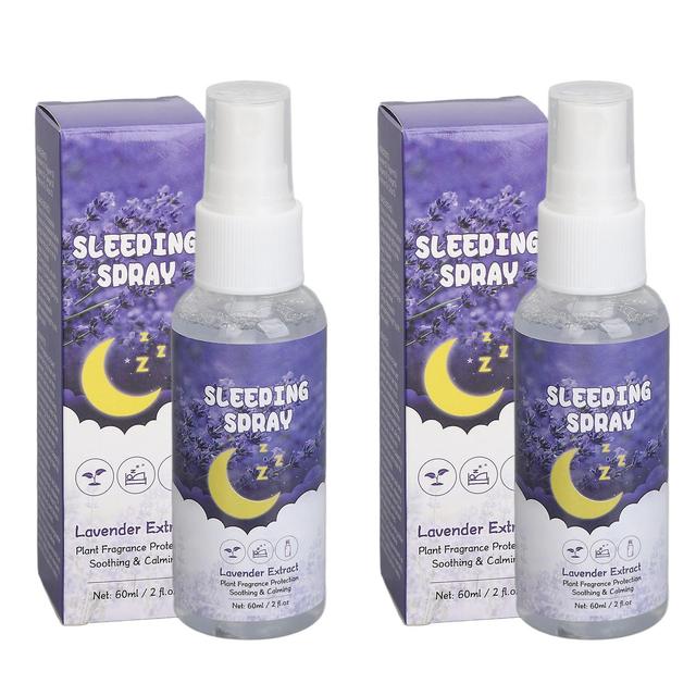 Xbedy 2kpl 60ml Lavander Soothe Sleep Spray Vähennä ahdistusta Relieive Insomnia Sleep Aid Mist Spray CNO.106119 on Productcaster.