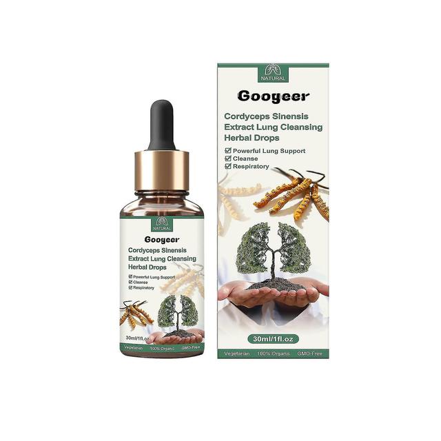 Cordyceps sinensis ekstrakt - Lunge Clearing Drops - Rens & Breathe, Cordyceps Sinensis Drops on Productcaster.