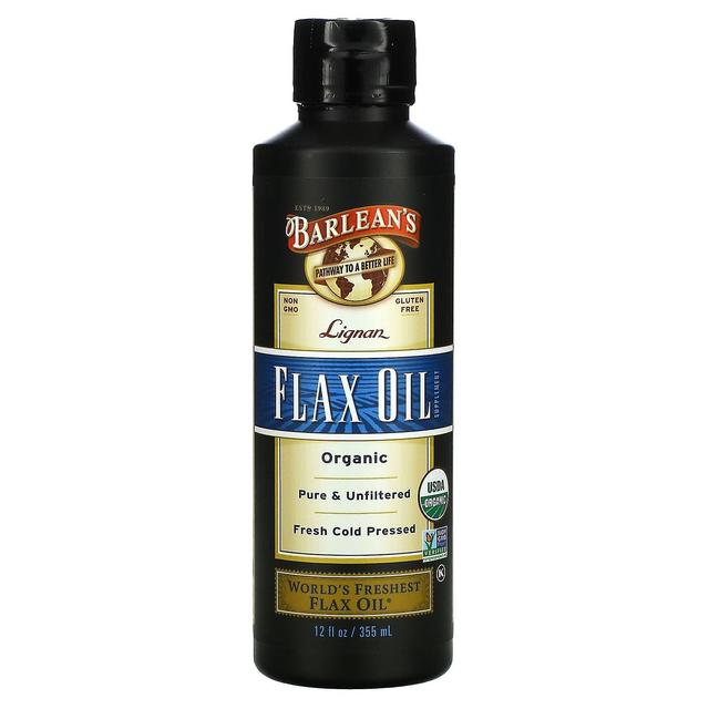 Barlean's, Organic Lignan Flax Oil, 12 fl oz (355 ml) on Productcaster.