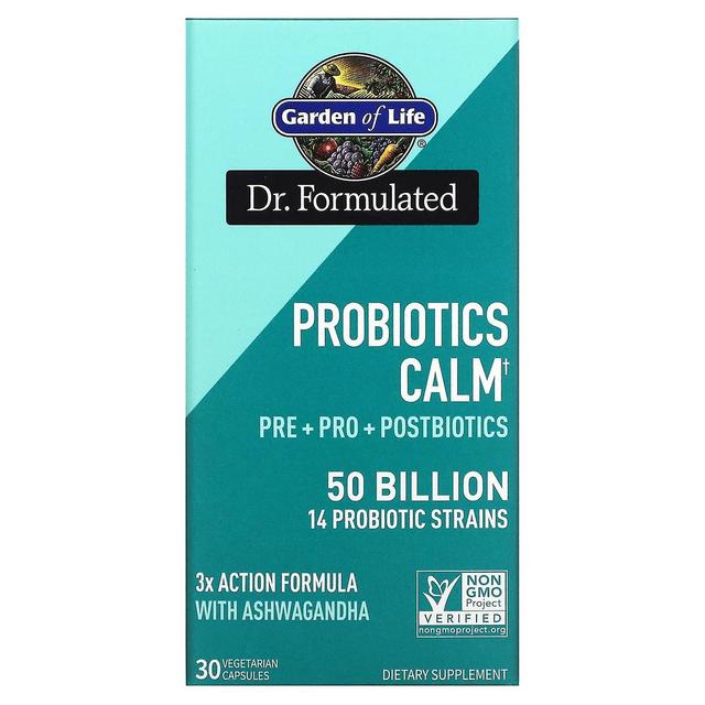 Garden of Life, Probiotics Calm, 50 Billion, 30 Vegetarian Capsules on Productcaster.