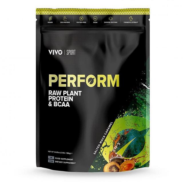 Vivo life perform raw plant protein & bcaa salted maca caramel 988g on Productcaster.