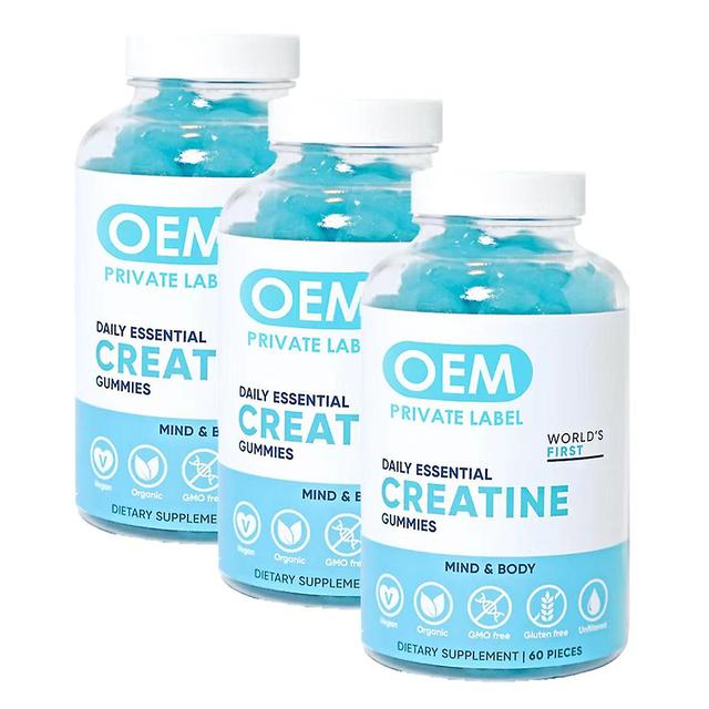 3 Pack Creatine Gummies Sports Fitness Energy Pre-workout Creatine Gummies on Productcaster.