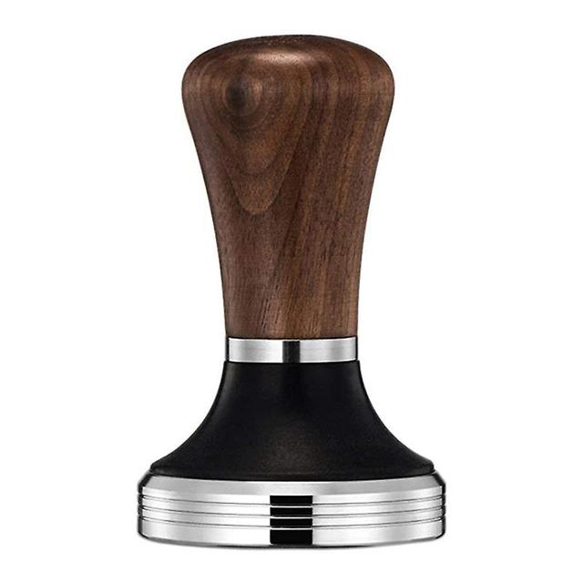 Coffee Tamper Powder Hammer Pressing Walnut Handle Coffee Distributor For Coffee And Espresso Hammer Tampers on Productcaster.