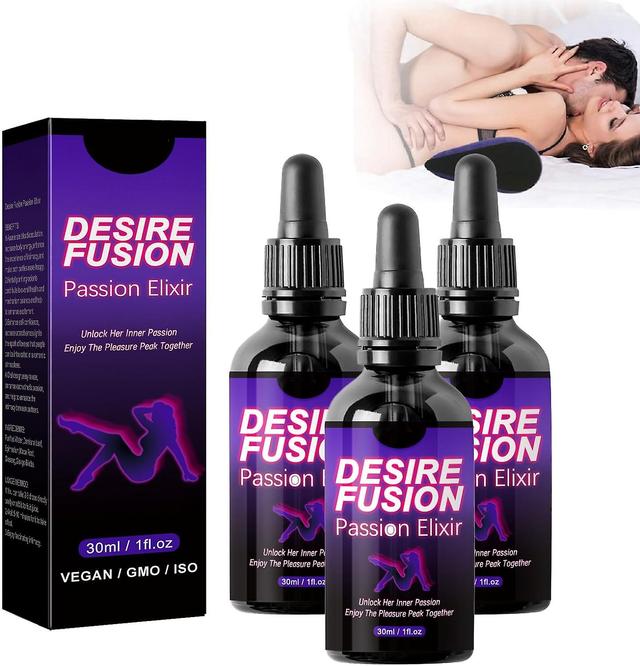 Natural Passion Elixir, Oral Drops, Secret Pleasure Drops, Female Pleasure Hormone Drops to Enhance Sensitivity and Pleasure (1 piece) 3PCS on Productcaster.