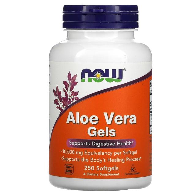 NOW Foods, Aloë Vera Gels, 250 Softgels on Productcaster.