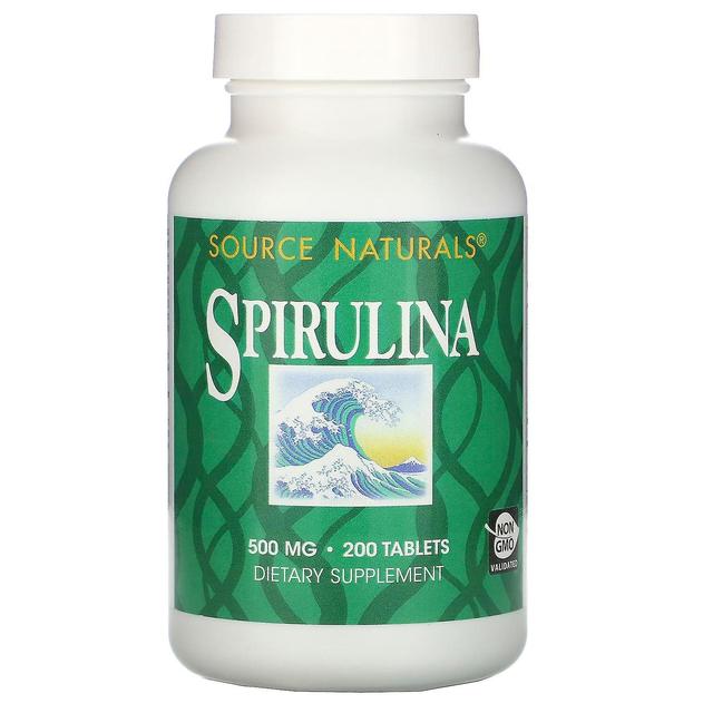 Source Naturals Fonte Naturali, Spirulina, 500 mg, 200 Compresse on Productcaster.