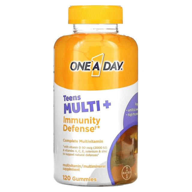 One A Day En om dagen, tonåringar Multi + immunitetsförsvar, 120 gummier on Productcaster.