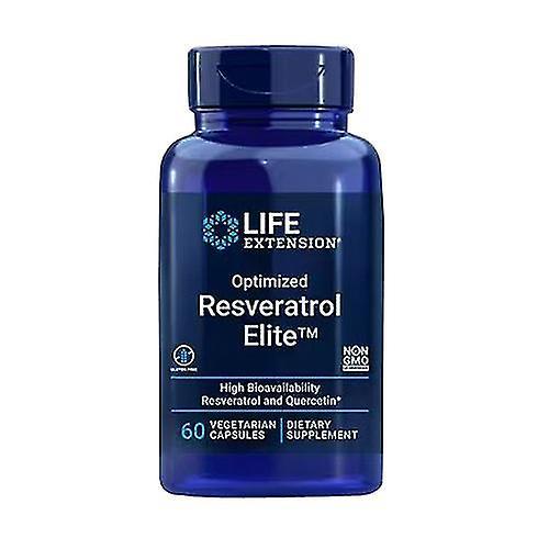 Life Extension Resveratrol Elite optimalizovaný pre predĺženie života, 60 zeleninových čiapok (balenie po 2) on Productcaster.