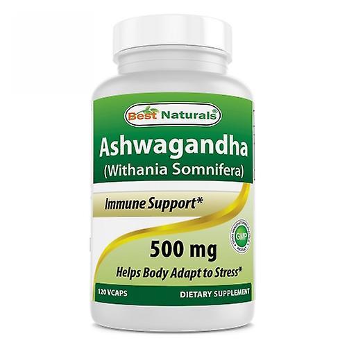 Best Naturals Ashwagandha, 500 mg, 120 Caps (Pack of 1) on Productcaster.