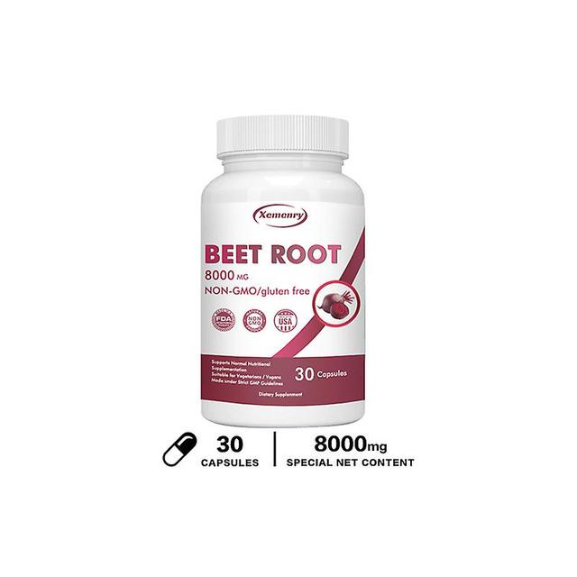 Vorallme Premium kväveoxid booster rödbetor kapslar | Stöd blodtryck, hjärthälsa, naturlig energi | Cykel Superfoods 30 Capsules on Productcaster.