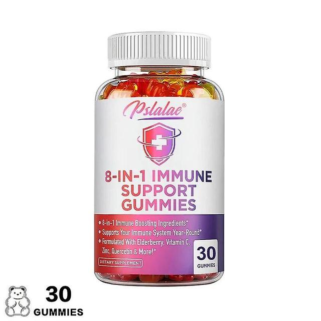 Eccpp Powerful Immune Support Supplement Blend, 8-in-1 Immune Support Gummies With Elderberry, Vitamins, Quercetin, Zinc 30 Gummies on Productcaster.