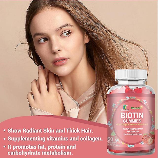 Biotin Gummies | Gummy Corner Collagen Supplements Vitamins And Collagen Stimulates Metabolism 1pc on Productcaster.