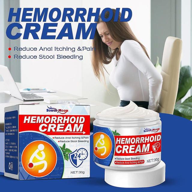 South Moon Hämorrhoids Breaking Cream beseitigt Fleischbällchen, schneidet Hämorrhoiden, lindert Schwellungen und 1PCS on Productcaster.