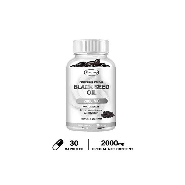 Venalisa Capsule di Olio di Semi Neri 2000 mg - Spremuto a Freddo Vegan Cumino Nero, 100% Vegan 30 Capsules on Productcaster.