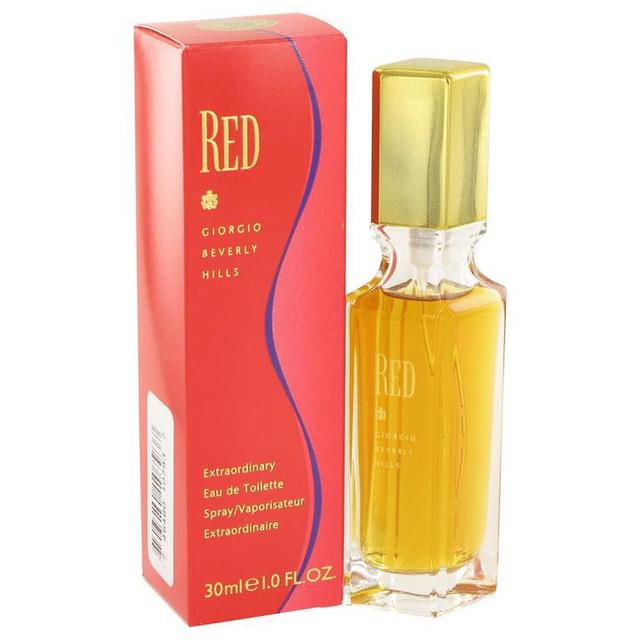 Red by giorgio beverly hills eau de toilette spray 1 oz on Productcaster.