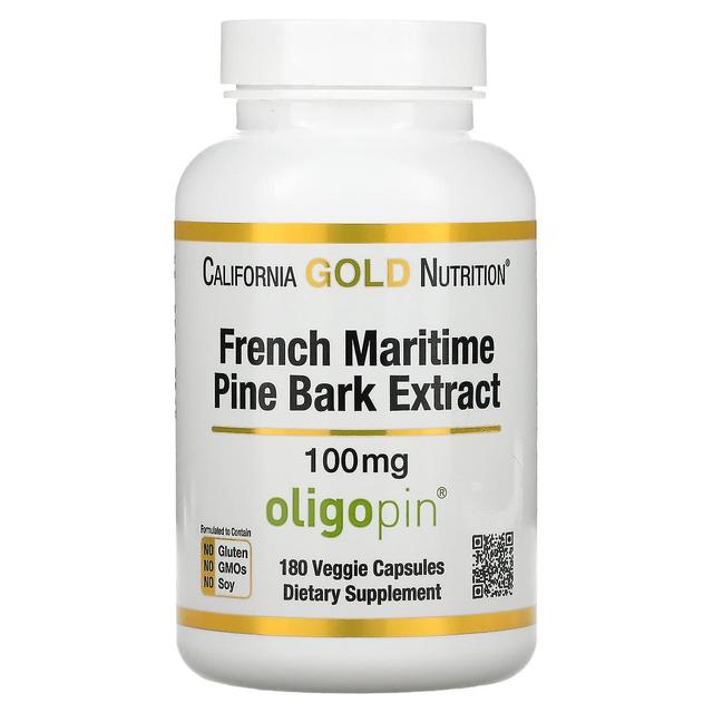 California Gold Nutrition, French Maritime Pine Bark Extract, Oligopin, Antioxidant Polyphenol, 100 on Productcaster.