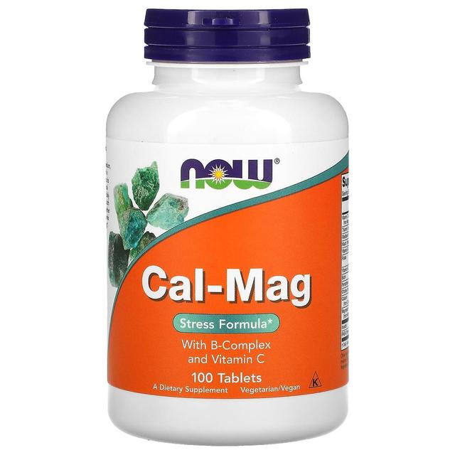 NOW Foods, Cal-Mag, Stress Formula, 100 Tablets on Productcaster.