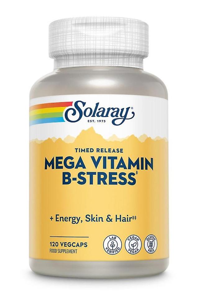 Solaray mega vitamín b-stres 120's on Productcaster.