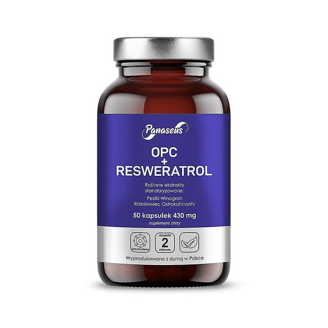 Dietary supplements Panaseus Opc Resweratrol (50 capsules) BI3530 on Productcaster.