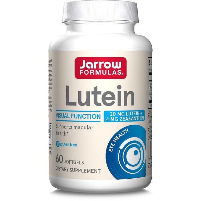 Jarrow Formulas Lutein 20mg & Zeaxanthin 4mg 60 Softgels on Productcaster.