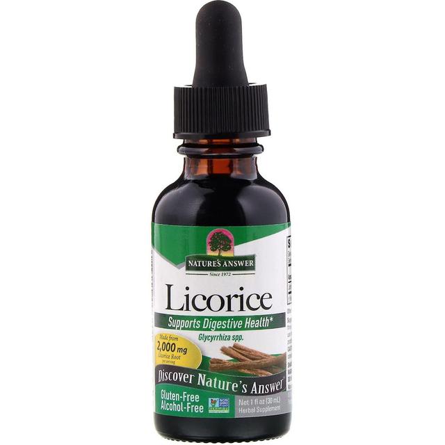 Nature's Answer Nature's Risposta, Liquirizia, Senza alcol, 2.000 mg, 1 fl oz (30 ml) on Productcaster.