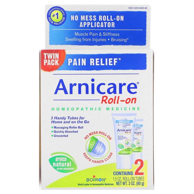 Boiron, Arnicare Roll-on, Pain Relief, 2 rurki, 1,5 uncji każda on Productcaster.