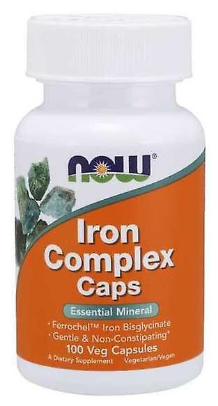 Now Foods Iron Complex Caps 100 vcaps on Productcaster.