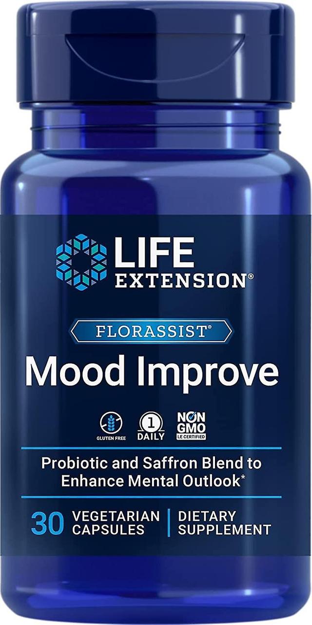 Life Extension FLORASSIST Mood Improve 30 Vegetarian Capsules on Productcaster.