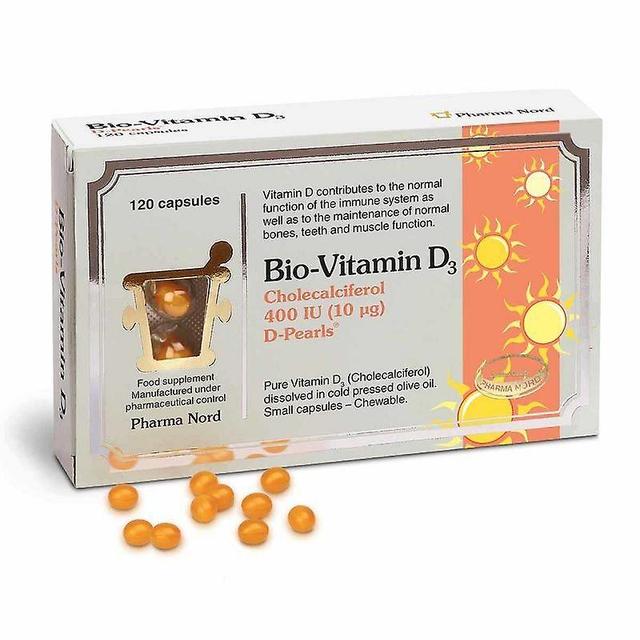 Pharma Nord Pharmanord Bio-Vitamiini D3 400iu Caps 120 on Productcaster.