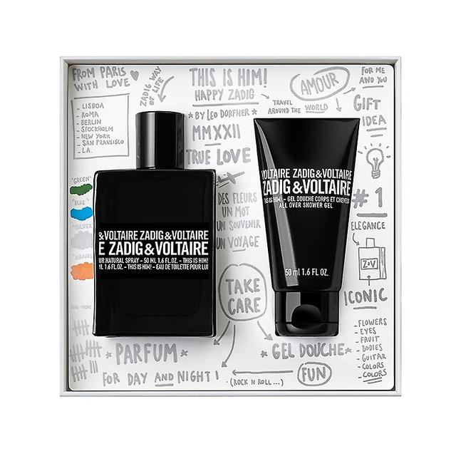 Giftset Zadig & Voltaire This Is Him Edt 50ml + Shower Gel 50ml on Productcaster.