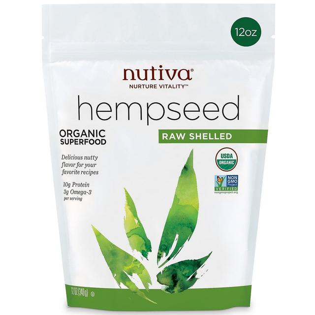 Nutiva, Organic Hemp Seed Raw Shelled, 12 oz (340 g) on Productcaster.