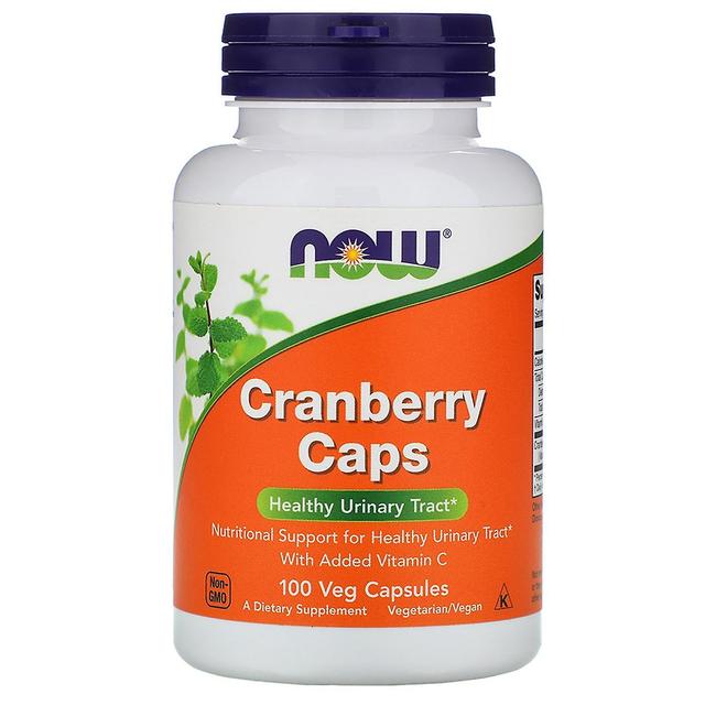 Now Foods, Cranberry Caps, 100 Veg Capsules on Productcaster.