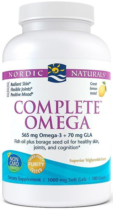 Nordic Naturals Complete Omega 565 mg Lemon 180 Softgels 300 gr on Productcaster.