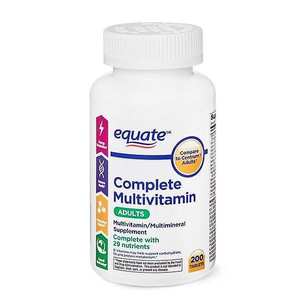 Equate kompletné multivitamínové tablety, dospelí, 200 počtov on Productcaster.