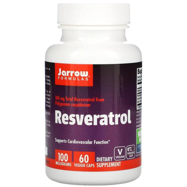 Jarrow Formulas, Resveratrol, 100 mg, 60 Veggie Caps on Productcaster.