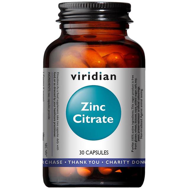 Viridian zinc citrate 30's on Productcaster.